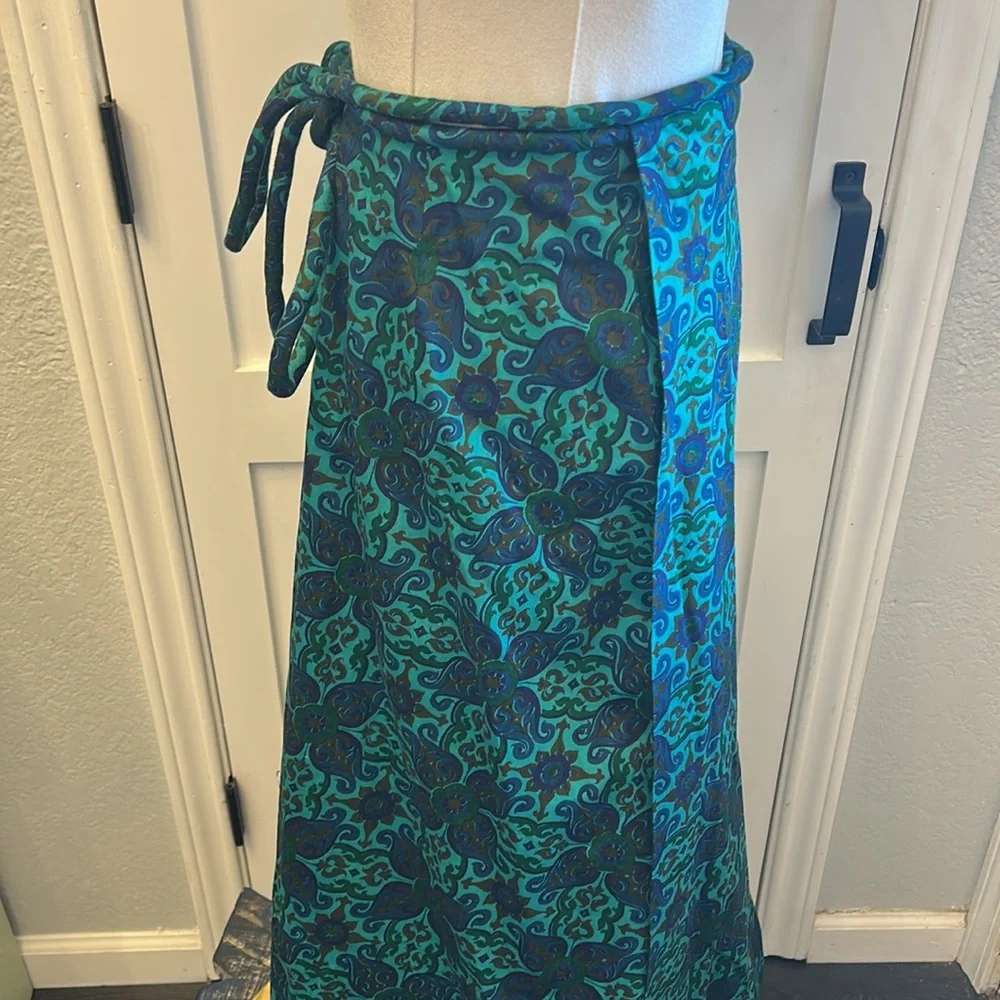 Thailand Wrapped Maxi Skirt - Picture 3 of 8